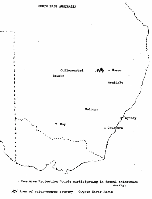 Map of SE Australia showing participating PP Boards